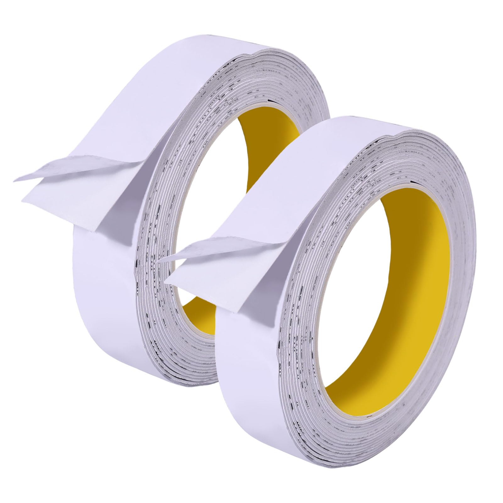 CHGCRAFT Ruban Adhésif Simple Face en Mousse Blanche 5.47 m pour Isolation Fenêtre Porte 0.9 Pouce