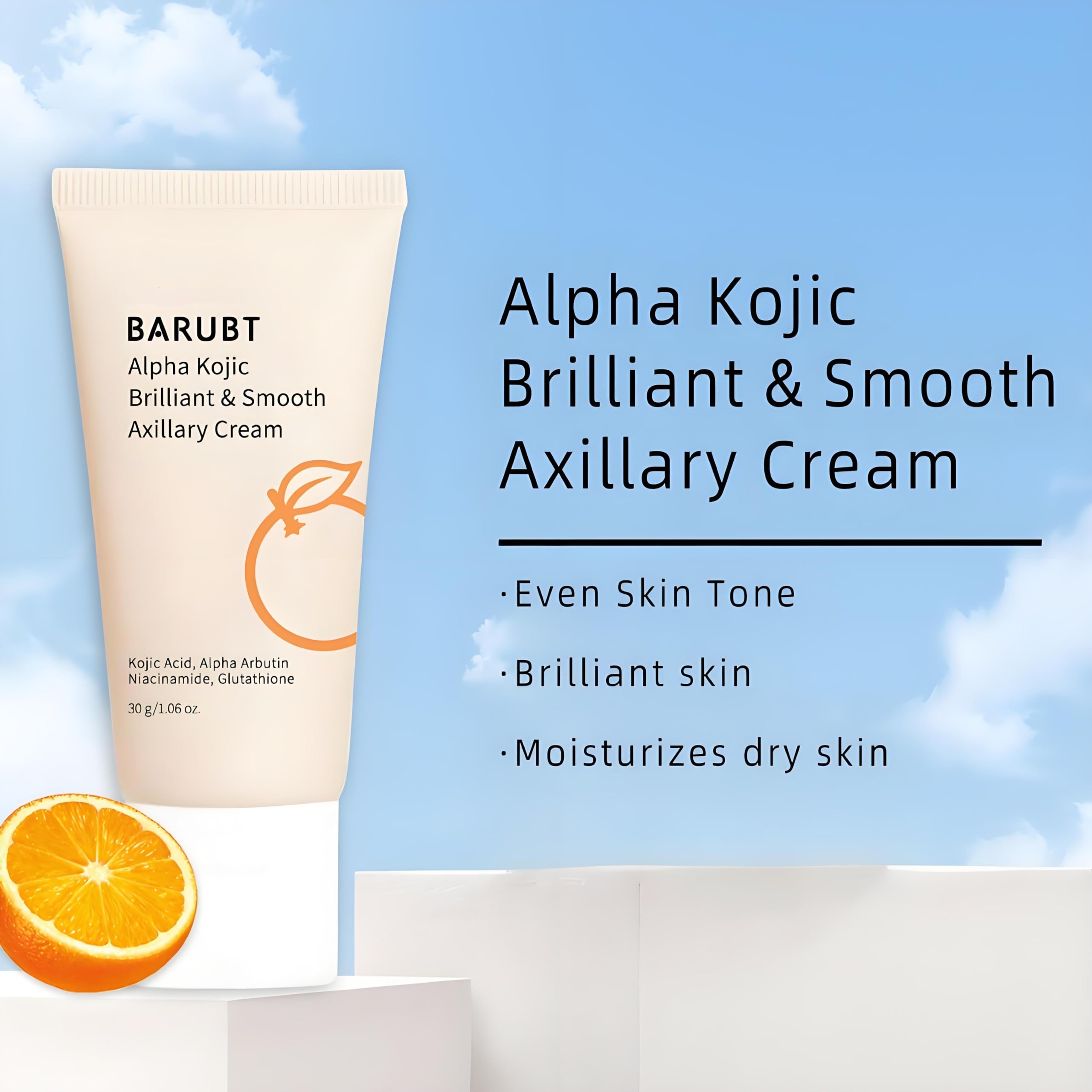 Underarm Cream for Knees & Elbows, Daily Moisturizing Care, Lightweight Non-Greasy Formula, Fast-Absorbing Body Cream - Image 4