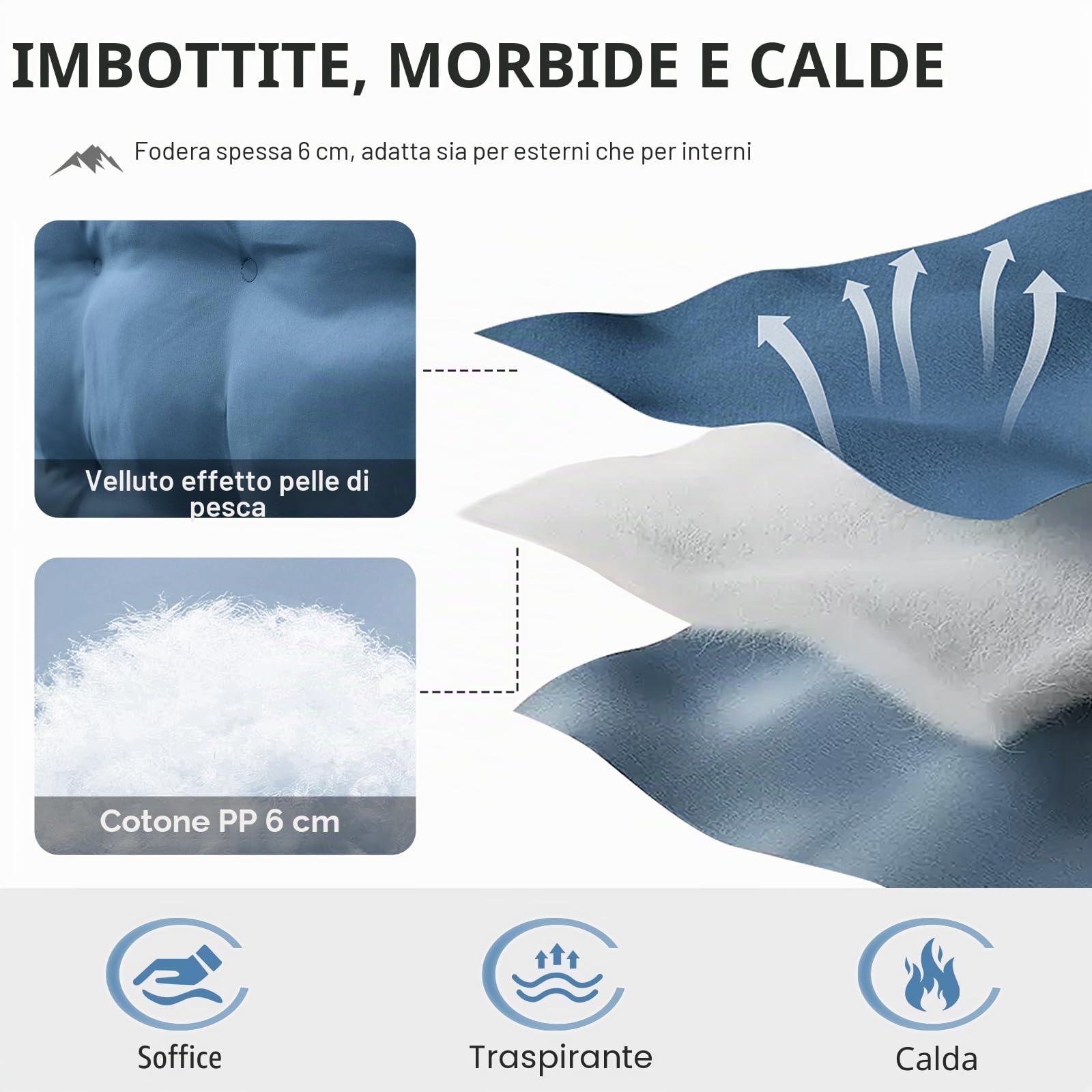 Portal Doppia sedia da campeggio imbottita pieghevole divano da campeggio per adulti grande seduta trapuntata Love Seat lussuosa poltrona deluxe luna sedia pieghevole gigante festival giardino prato