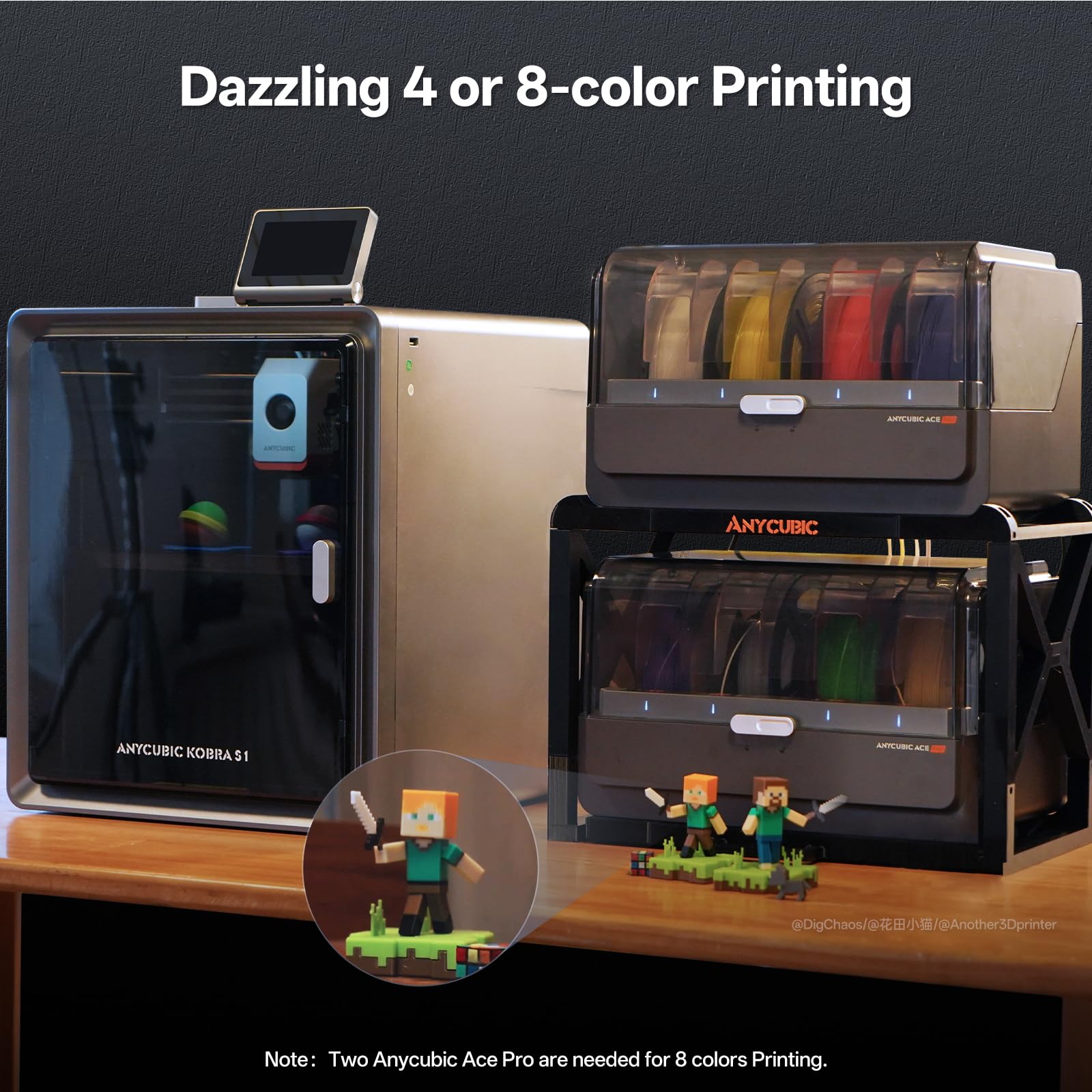 Bambu Lab A1 3D Printer, Ready-to-Use FDM 3D Printer for Beginners and Kids | Beginner-Friendly Ecosystem with MakerWorld Model Library,Full-Auto Calibration & Active Flow Rate Compensation, ≤48 dB Quiet product image 19