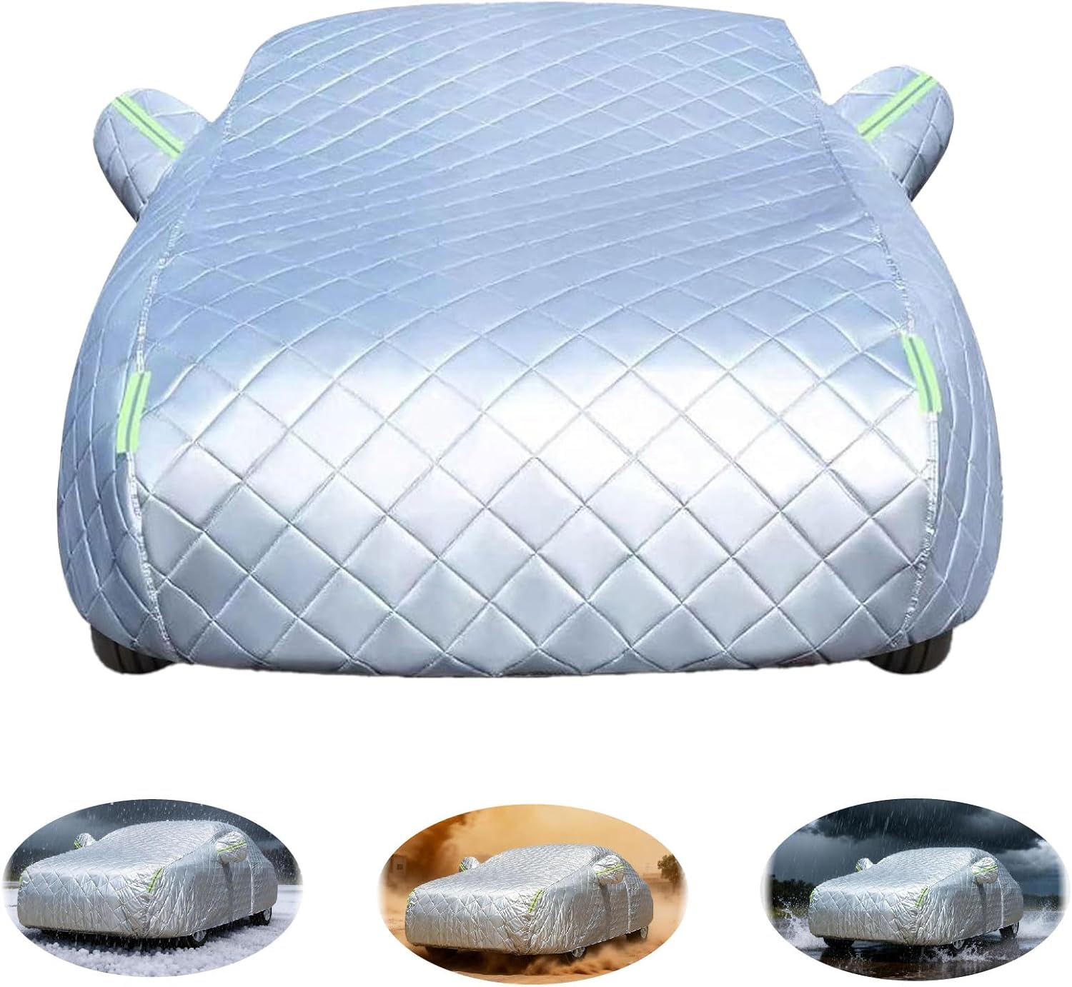 Hail Protector Car Cover, Custom Hail Proof Car Cover Compatible with SEAT lbiza Mk3 (6L) Hatchback, Heavy Duty Waterproof and Hailproof, Suitable for Outdoor y949e
