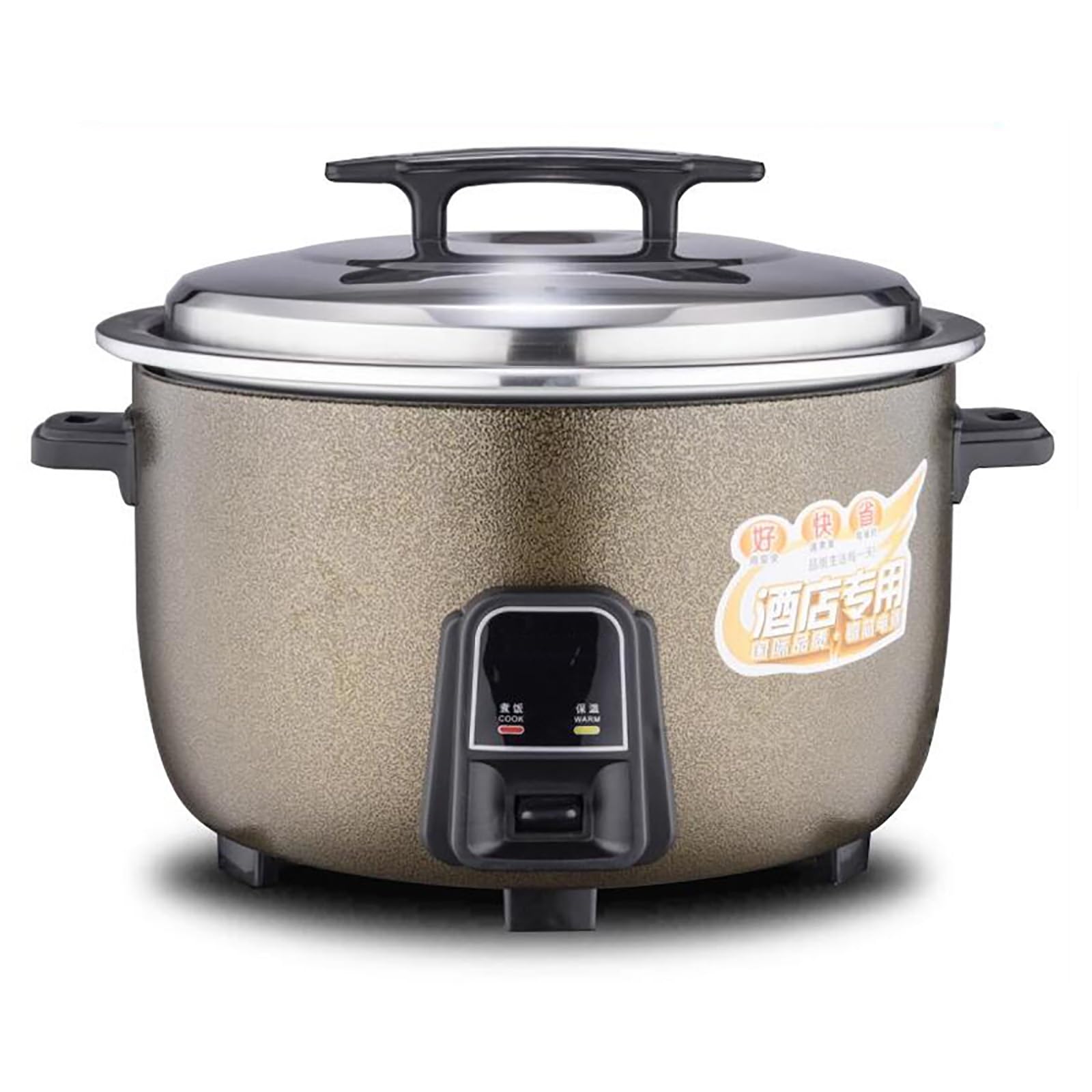 Cuiseur à Riz Grand Format (8-45 L) Professionnel antiadhésif, Isolation Thermique Automatique, pour hôtels, Restaurants, cantines, écoles, 220-240 V (18 L)