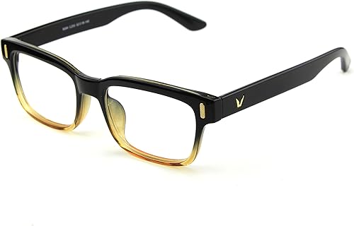 GQUEEN Gafas transparentes falsas sin receta para lentes de sol, marco rectangular, 201512