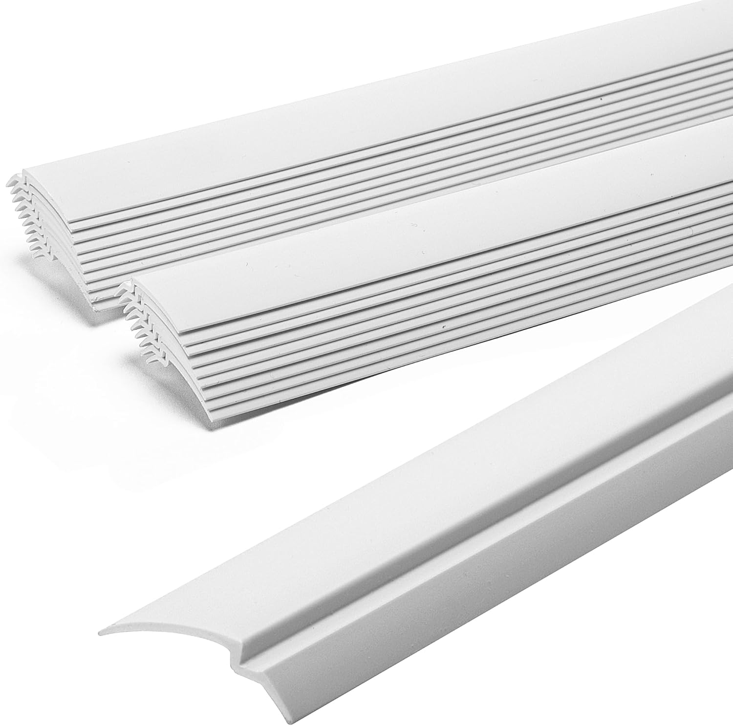 20 Pcs Window Glazing Vinyl-24 Inch Snap in Vinyl Window Glazing Bead-White Vinyl Window Trim for Home Commercial Single-Hung Windows Double-Hung Windows Frames Seal