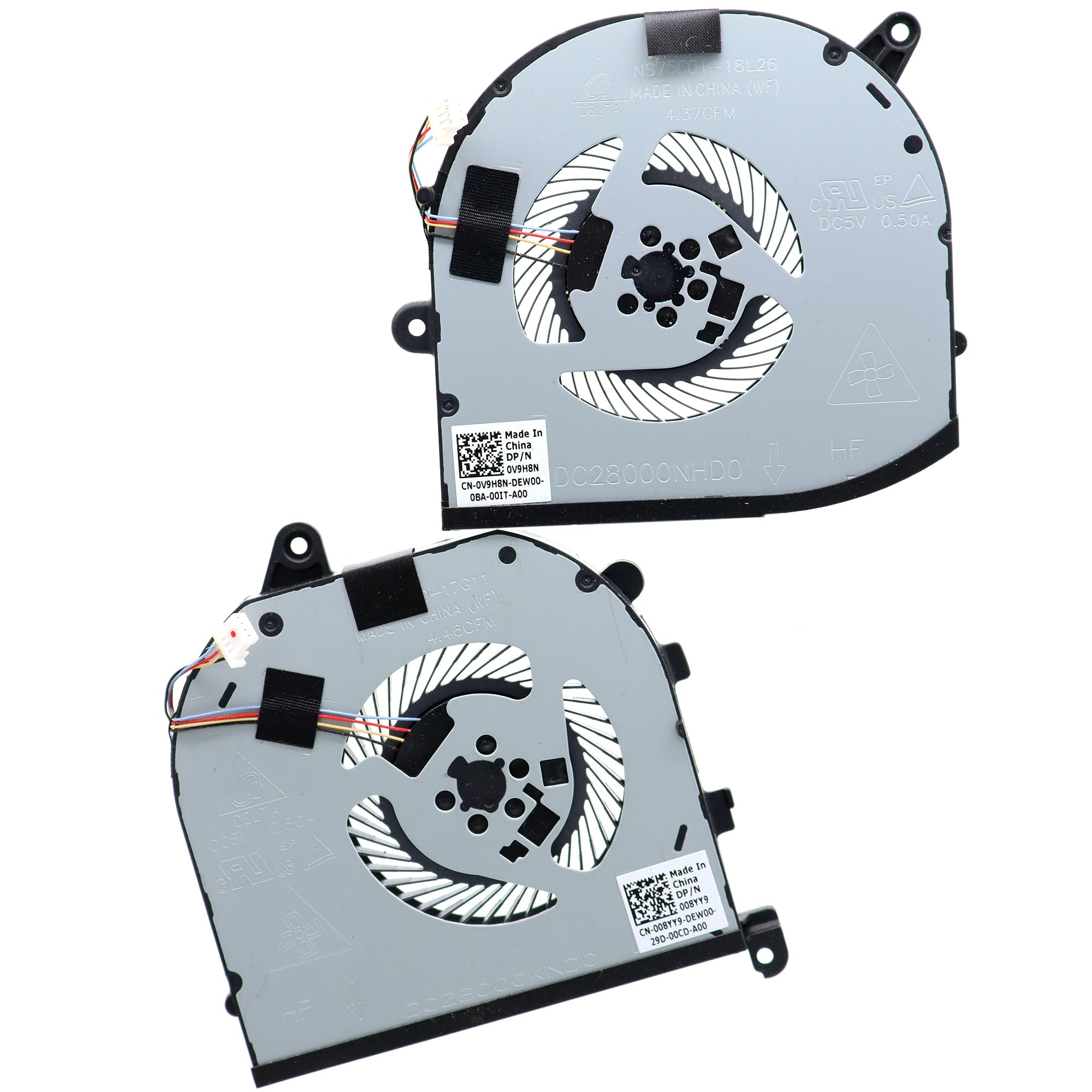 Amazon.com: Deal4GO CPU & GPU Graphics Cooling Fan Set 08YY9 V9H8N