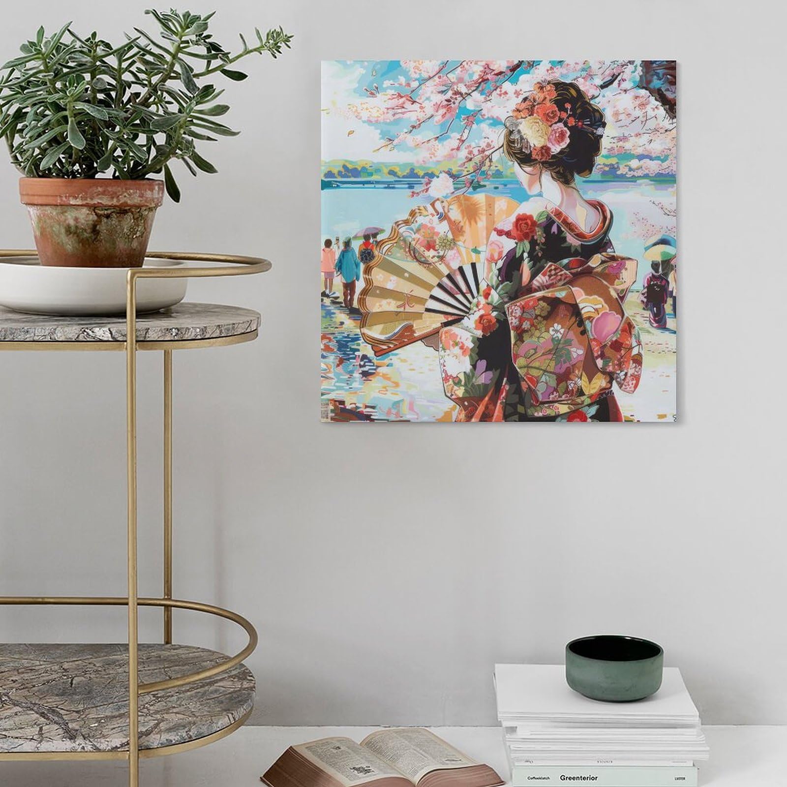 Amazon.co.jp: 令和の浮世絵 和風 絵画 お洒落 かっこいい 江戸 掛け軸