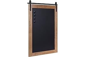 Kate and Laurel Samuels Large Wood Framed Chalkboard for Wall, 24 x 36