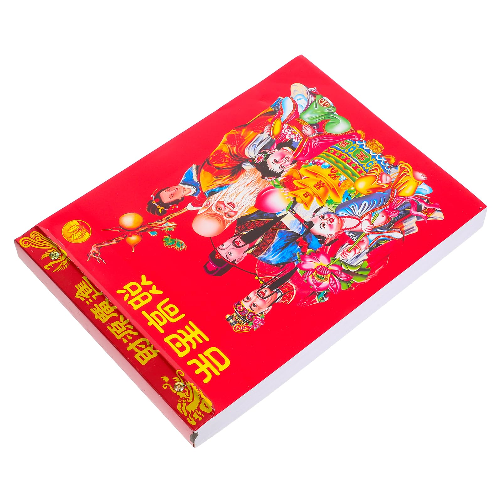 BCOATH Chinese Daily Calendar: 2026 Traditional Lunar Hanging Calendar 16K Annual Feng Shui Decoration - for New Year and Home 16K