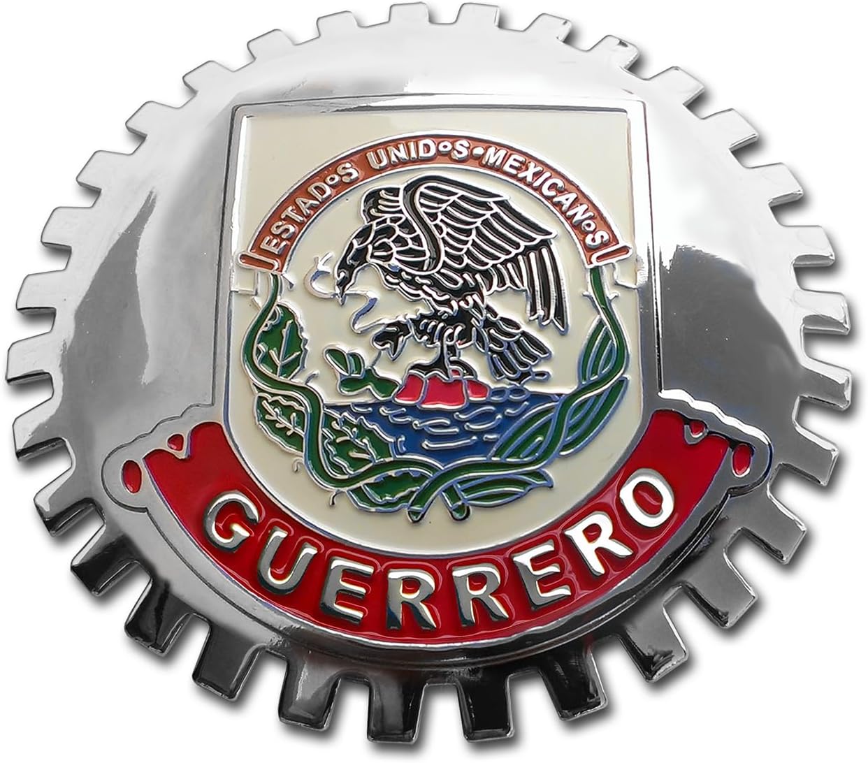 Guerrero Mexico Grill Badge Mexican Emblem for Trucks and