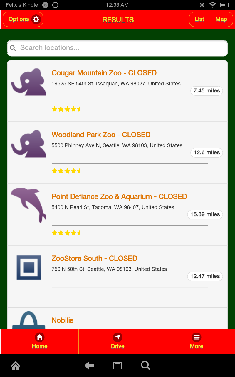 Route Navigation - App on Amazon Appstore
