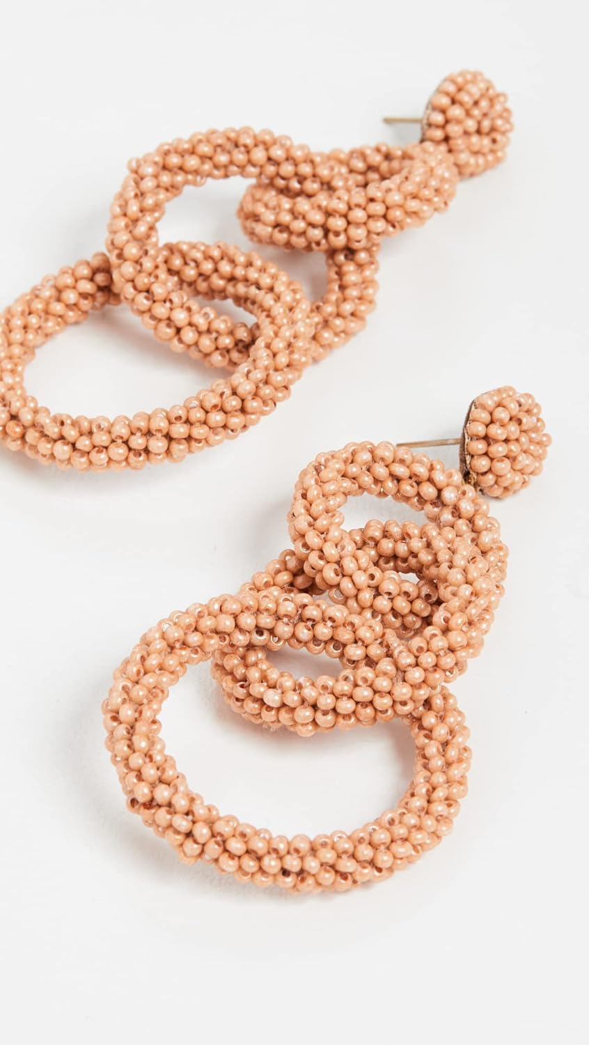 Deepa Gurnani Women's Deepa by Deepa Gurnani Ember Earrings, Dusty Pink, One Size - Image 3