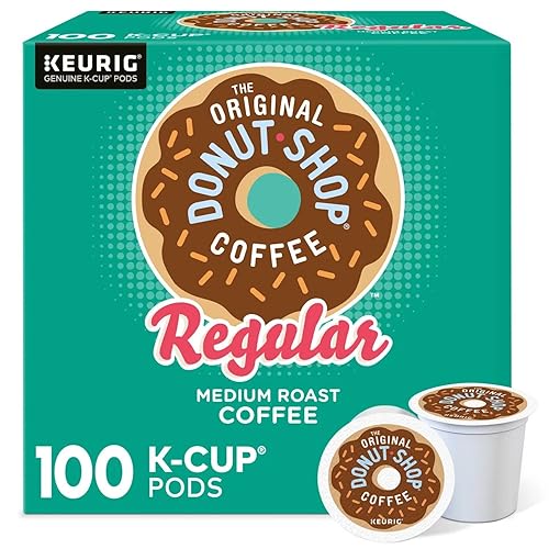 The Original Donut Shop K-Cups regulares cápsulas de café genuino de tostado medio