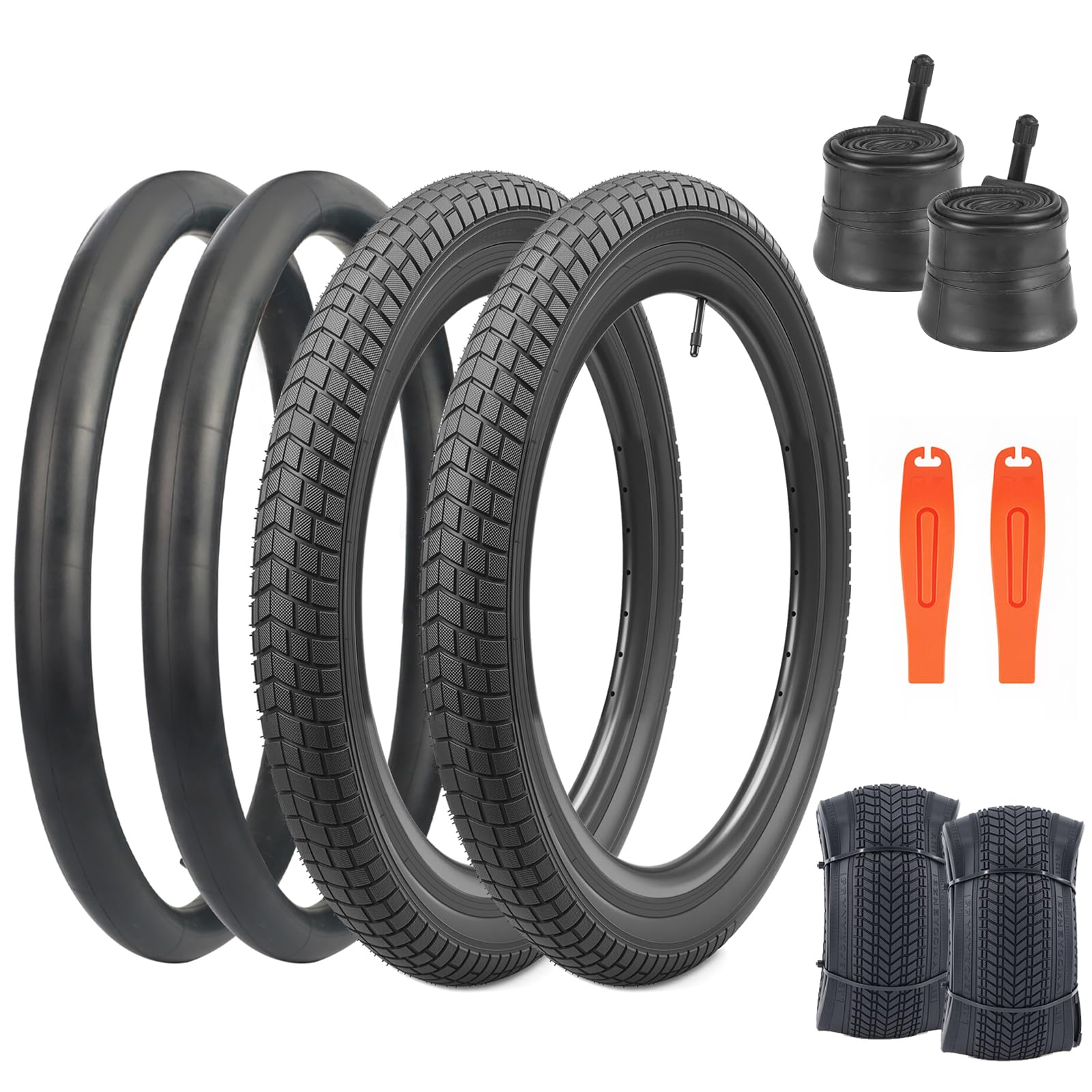BALINGE 20 x 2.125 Bike tire 1 Pack 20 Bike tire BMX Bike Tires Kids Black 20