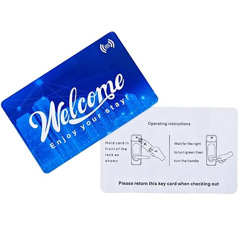 Gialer Hotel Motel RFID Contactless Key Card with Envelopes Sleeve