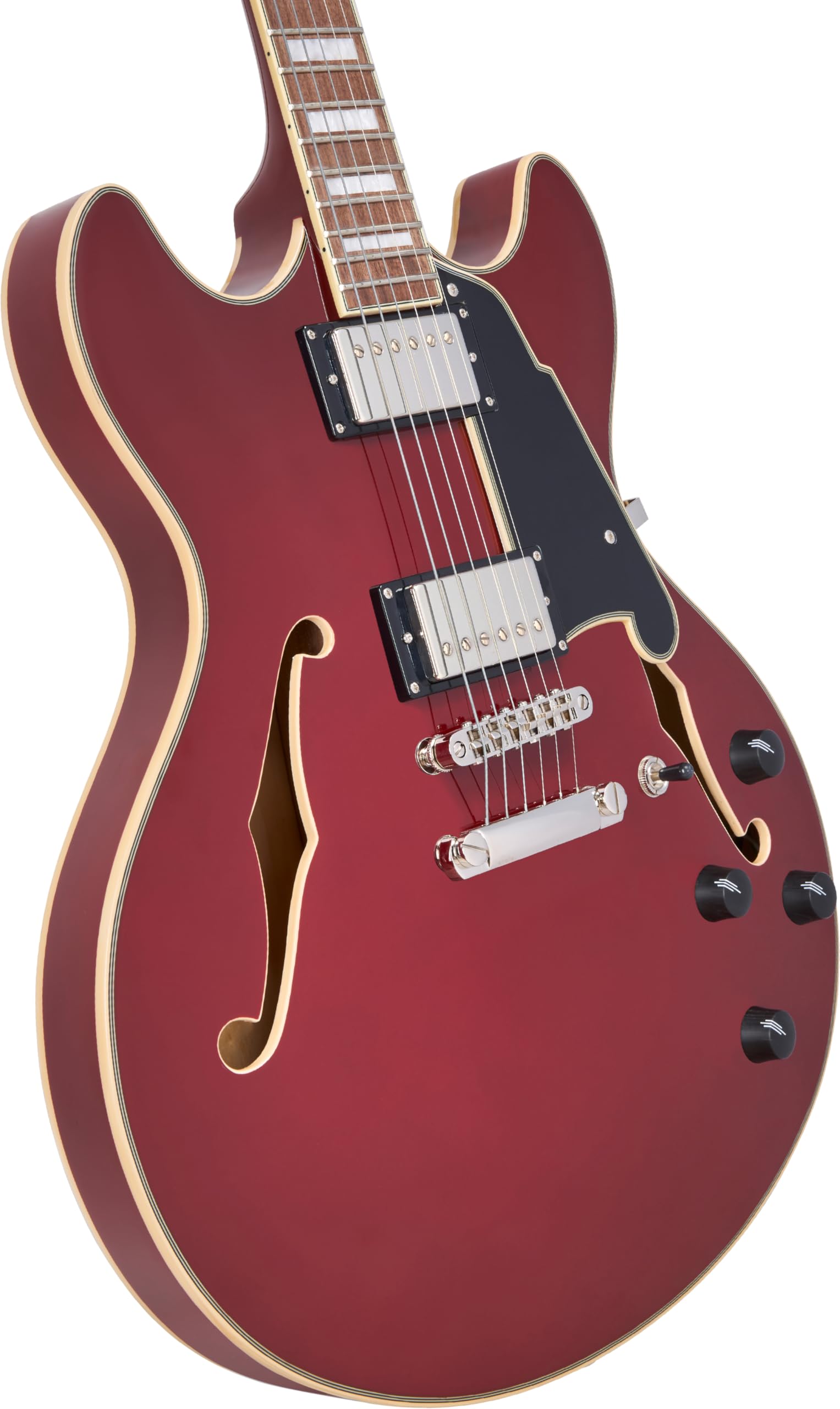 Amazon.com: D'Angelico Premier DC Electric Guitar - Burnt Red with