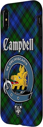 Miniatura 8 de Funda para iPhone 14 Plus Campbell Clan Insignia y Tartán