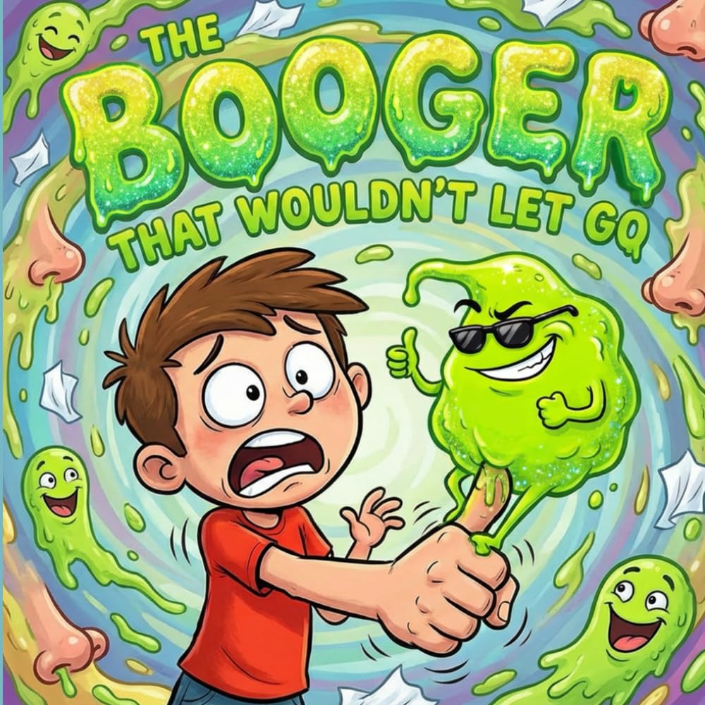 The Booger That Wouldn't Let Go: The Grossest, Funniest, Stickiest Story About Breaking Bad Habits - A Hilarious Rhyming Picture Book to Help Kids ... Their Nose (Funny Bedtime Story for Ages 3-7)