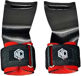 Grip Lion (Par) - Preto e Vermelho M