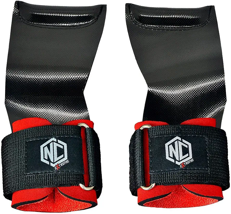 Grip Lion (Par) - Preto e Vermelho G