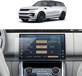 Range Rover Screen Protector for 2023 2024 2025 2026 Land Rover Range Rover Accessories Navigation Touchscreen Protector Film Tempered Glass HD Clear Anti-Glare 13.1