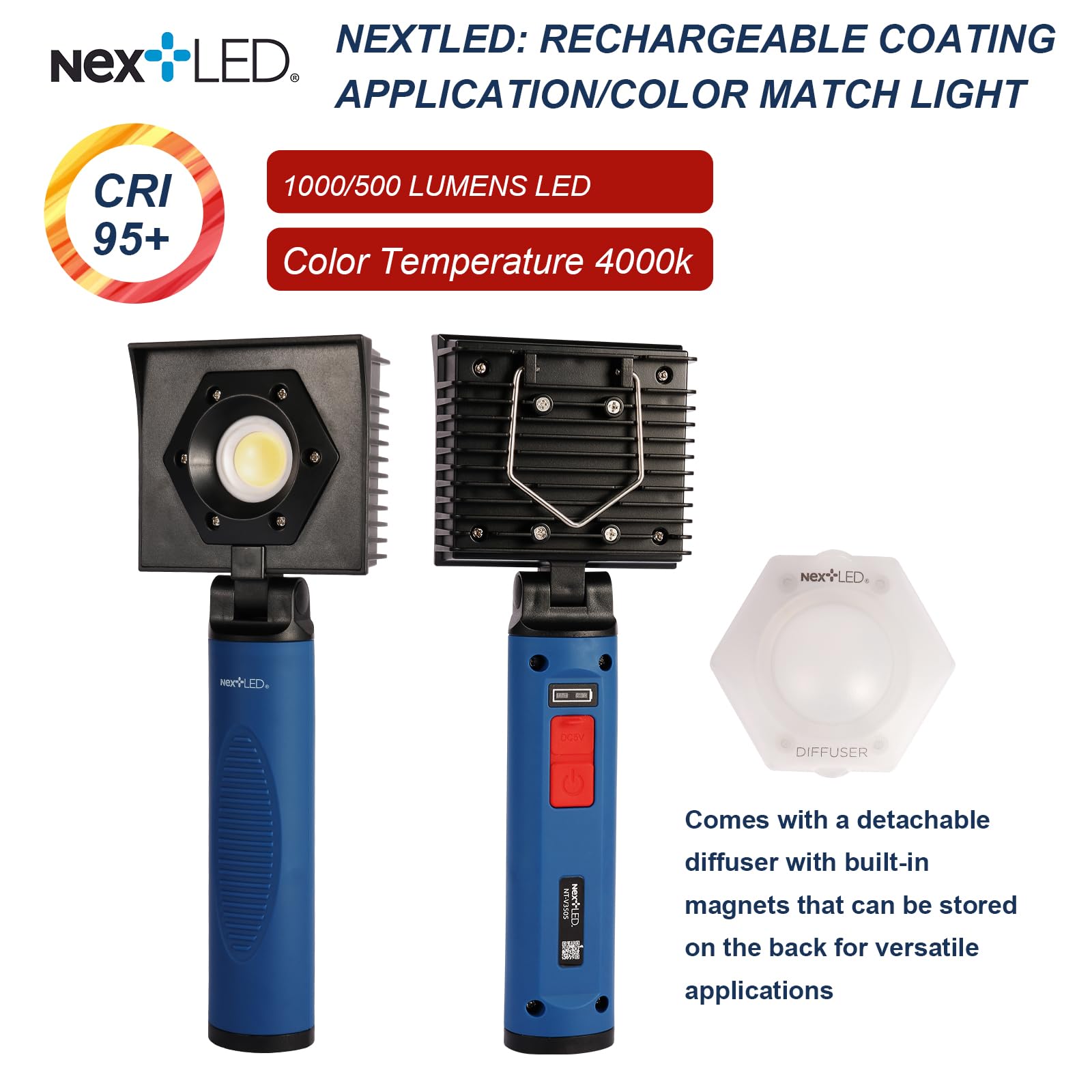 Amazon.com: NextLED NT-V3505 Rechargeable Ceramic Coating Light