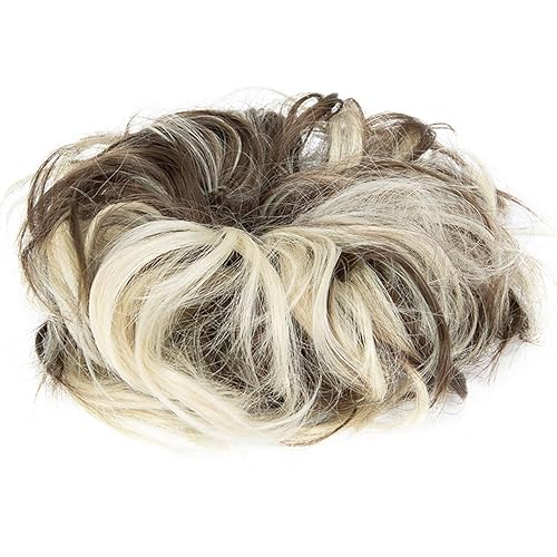 Miniatura 3 de Extensiones de moño de cabello desordenado, moño de cabello con coletero, recogedor