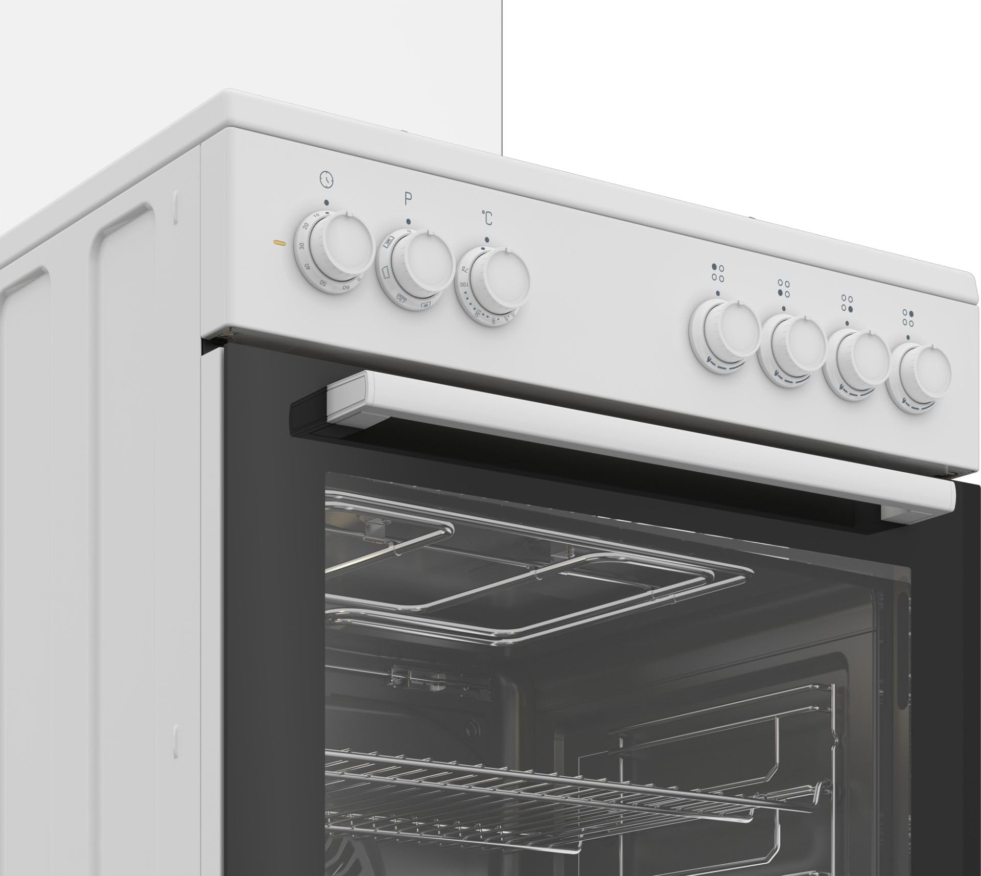 FBE62011WC - Cucina a gas con forno elettrico, 60x60 cm, Classe energetica A
