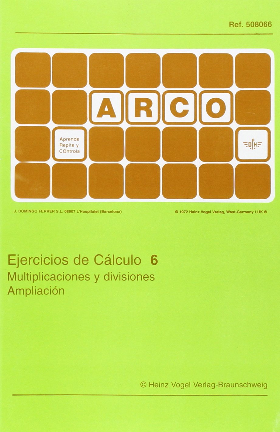 Ejercicios de cálculo 6. Multiplicaciones y divisiones