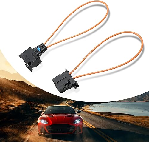 Miniatura 6 de yvshy Pack of 2 Automotive Fiber Optic Test Loop, Female and Male Adapter, Automatic Diagnostic Cable Tool, Compatible with Audi, BMW, Mercedes-Benz