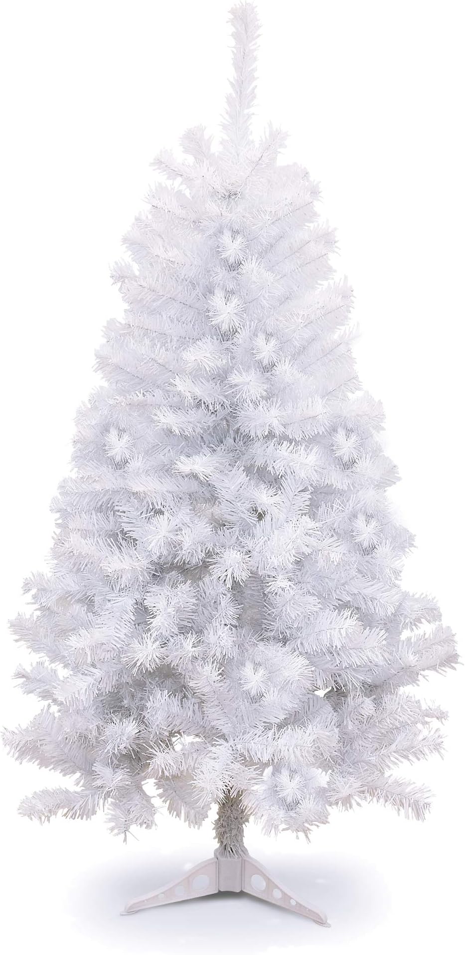 Holiday Essence 4 Foot White Artificial Christmas Tree - 300 Tips with PVC Base - Unlit