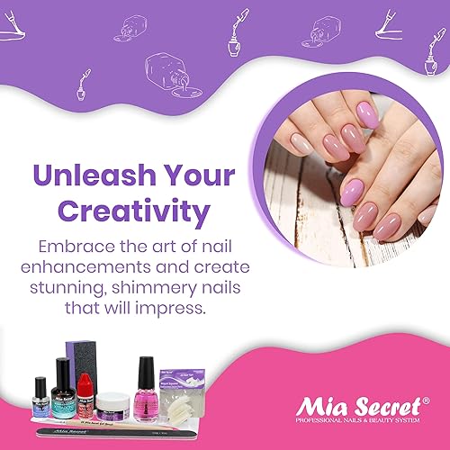 Miniatura 3 de Mia Secret Formagel Builder Gel Kit CONTIENE preparación de uñas, recubrimientos superiores, gel constructor, limas de uñas (kit transparente)