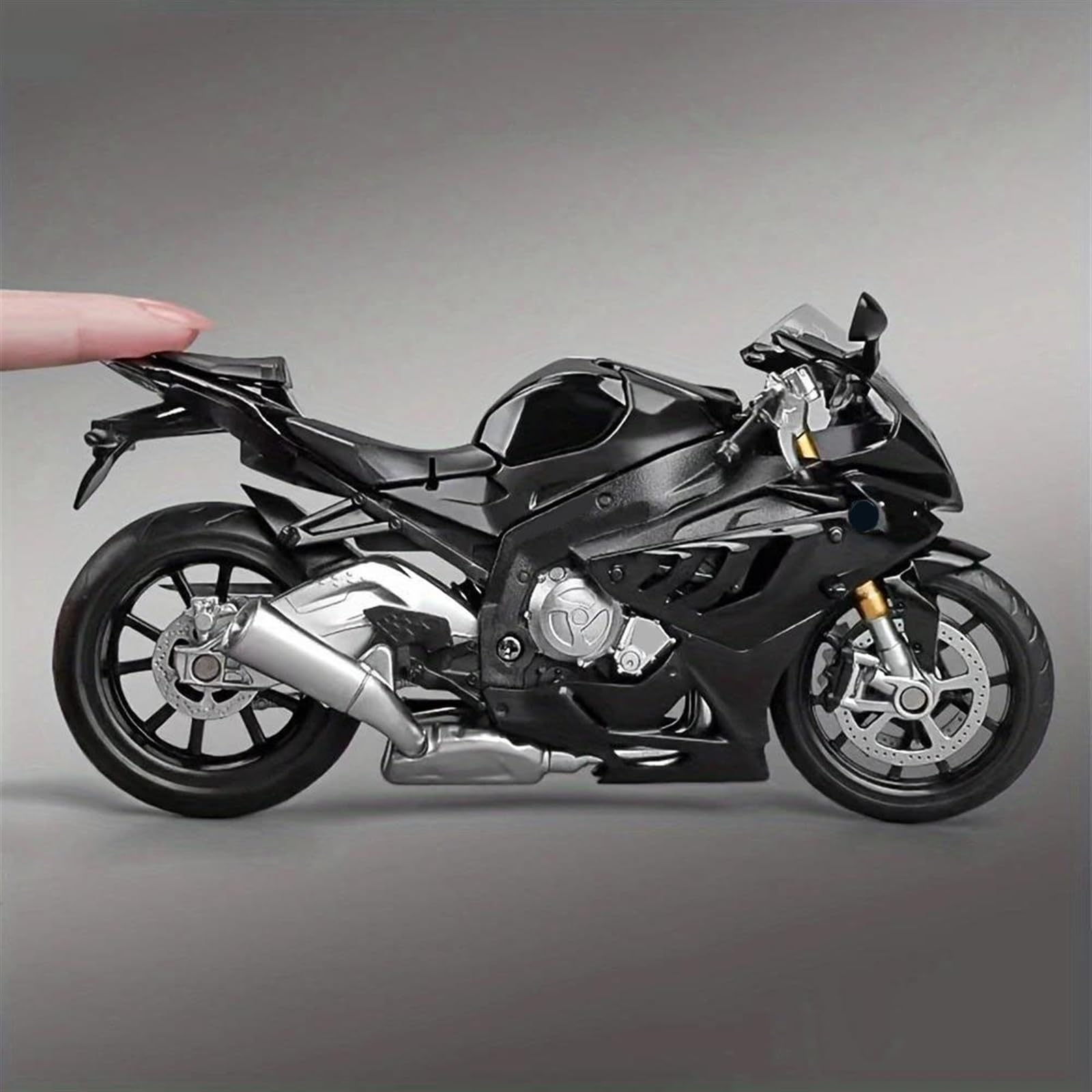 Modello di Moto Modellino Pressofuso di Motociclette in Scala 1/12, Veicoli da Collezione, Hobby, Regalo di Compleanno per BMW S1000 RR