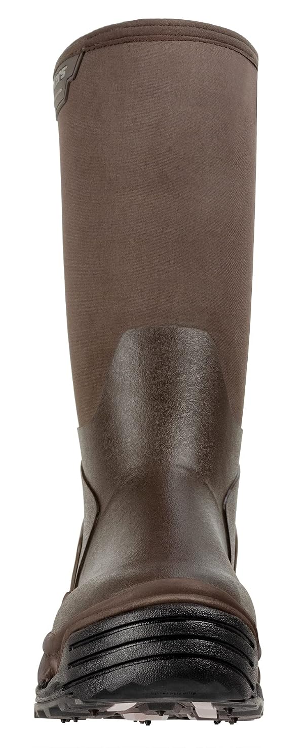 Korkers Men's Neo Arctic Rubber Boots - Inuslated and Waterproof for the Extreme Cold - Includes Interchangeable All Terrain Sole - Size 12/Brown by Korkers - Used condition - US$153.59