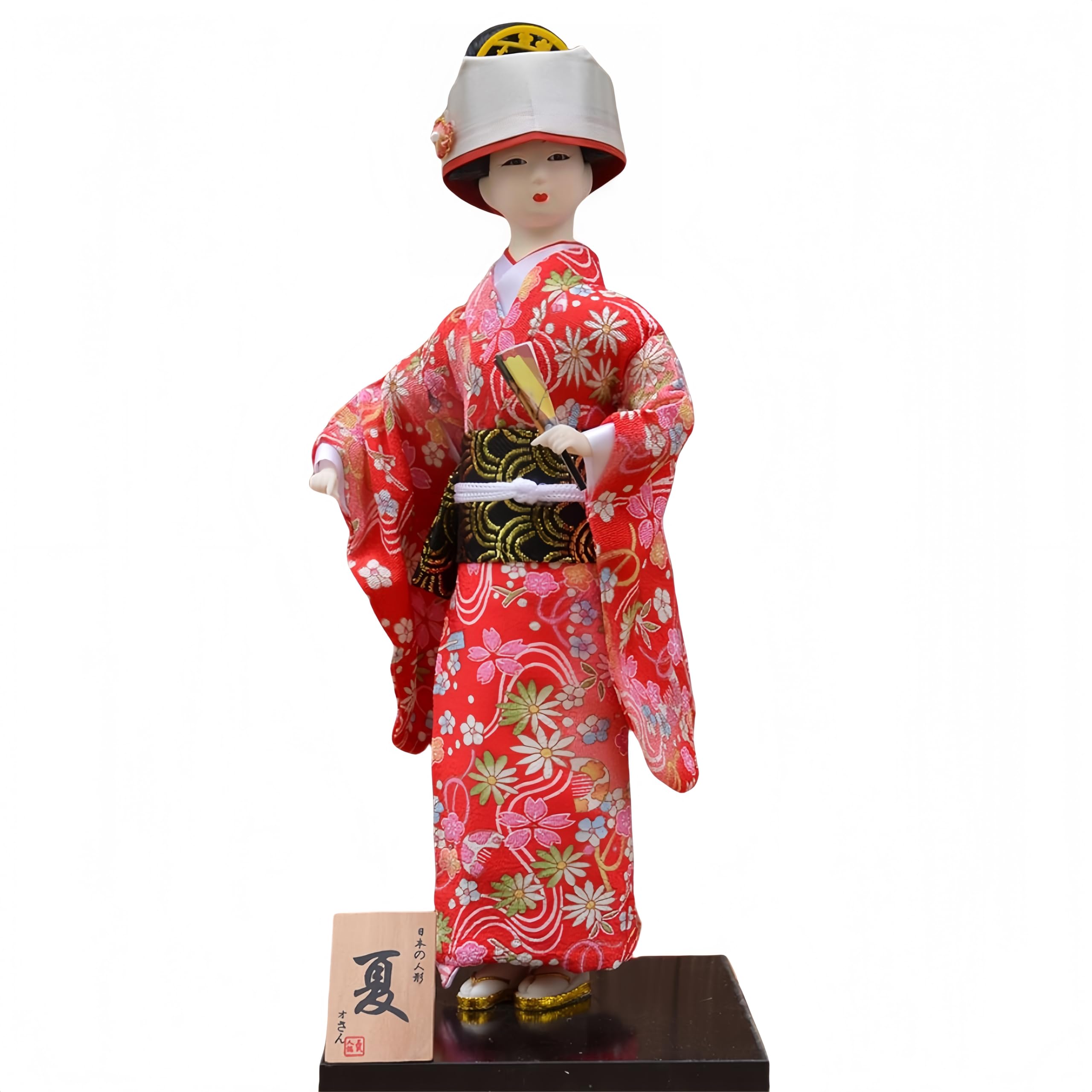 Amazon.co.jp: DEMERY 舞踊 舞妓 京人形 日本人形 日本着物 手作り石膏