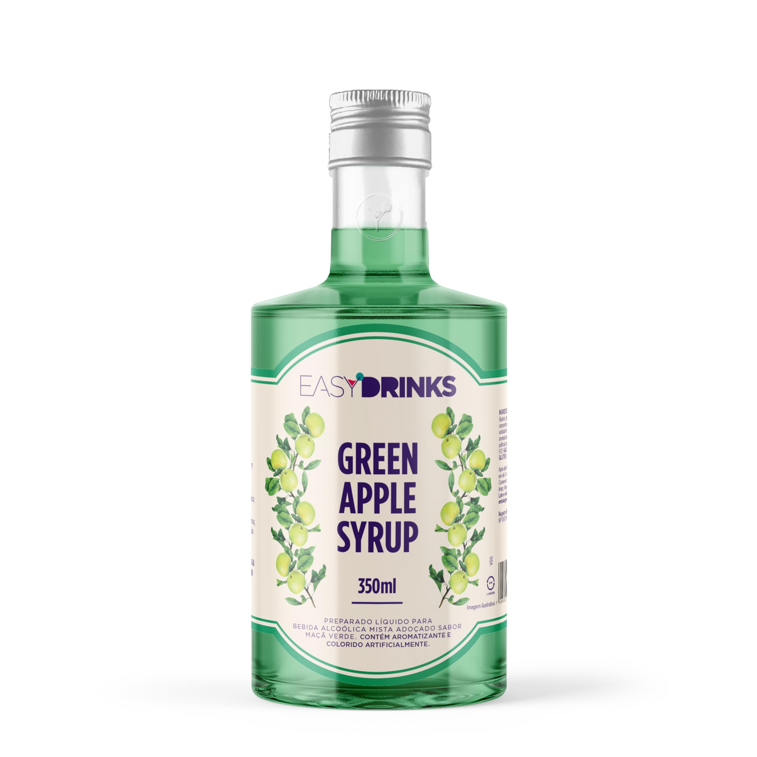 Easy Drinks - Xarope de 350ml (Maçã Verde)