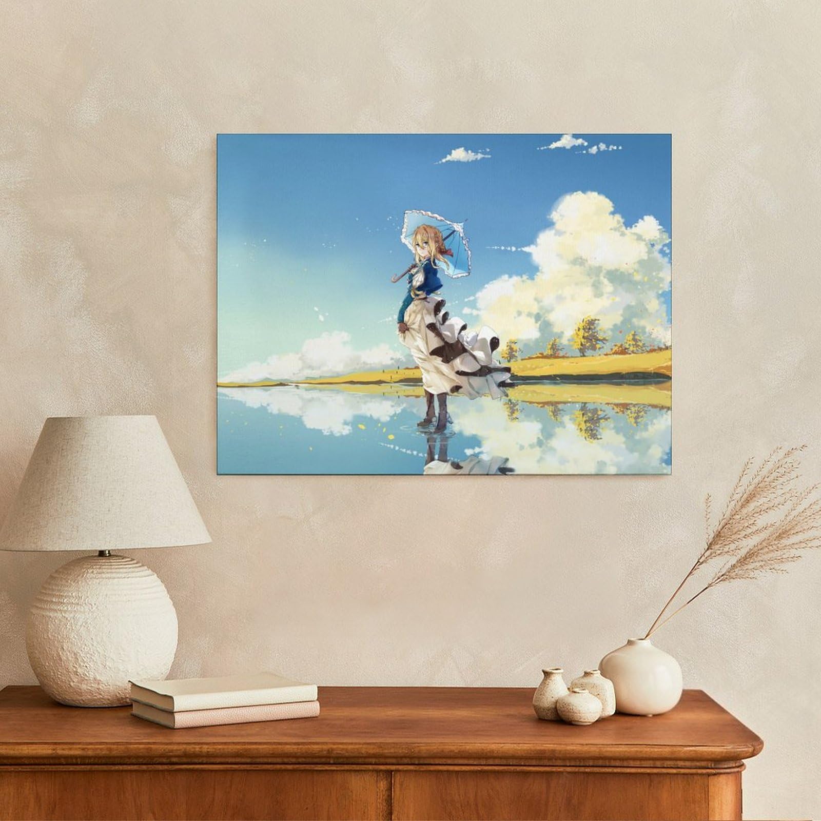 Amazon.co.jp: ヴァイオレットエヴァーガーデン イラスト 掛け絵