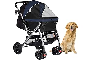 Pet Rover Premium Heavy Duty Pet Stroller