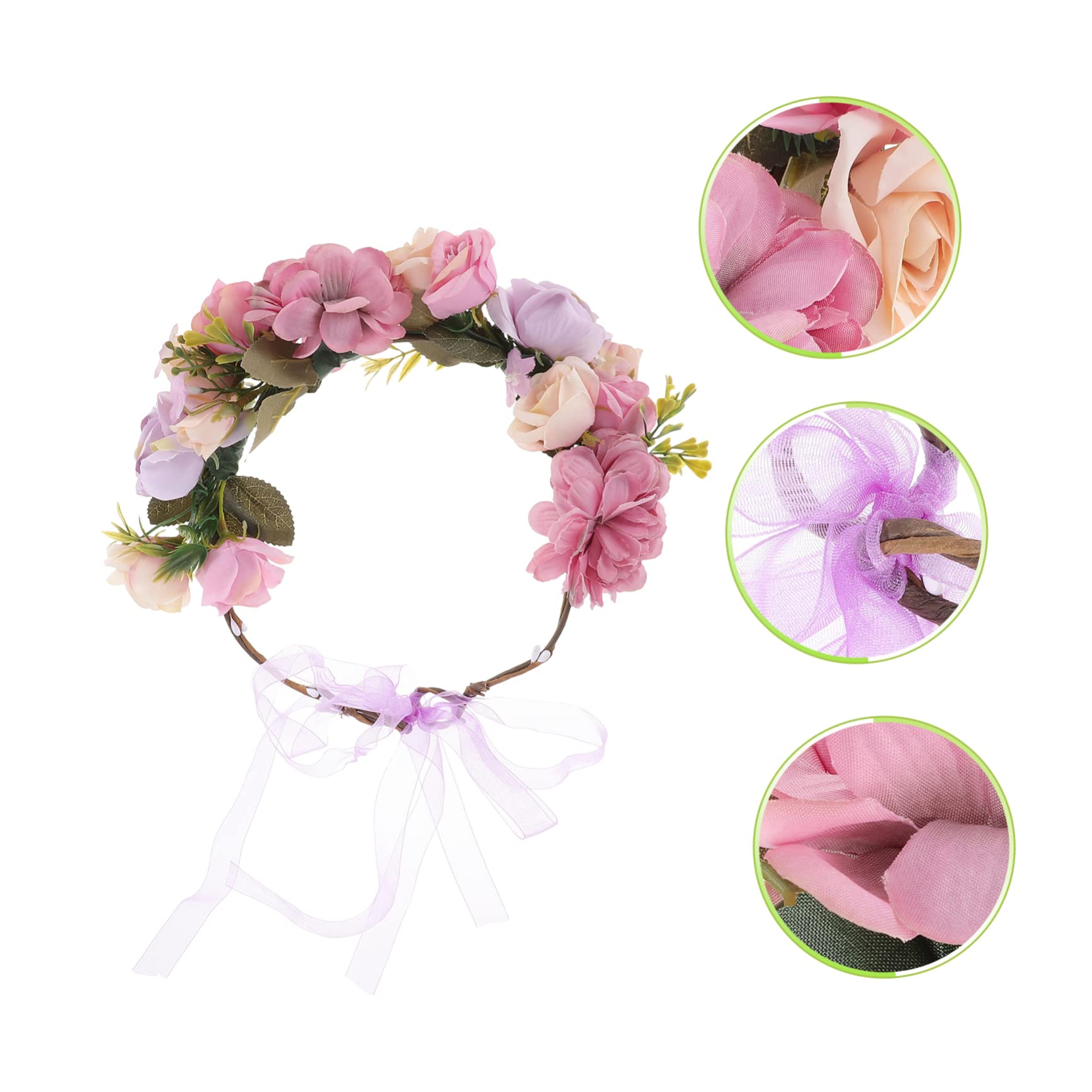 FRCOLOR 3 Stück Braut Stirnband Hochzeit Braut Haarkrone Haarband Haarschmuck Für Hochzeit Kopfschmuck Haarschmuck Stirnbänder Tiara Polyester
