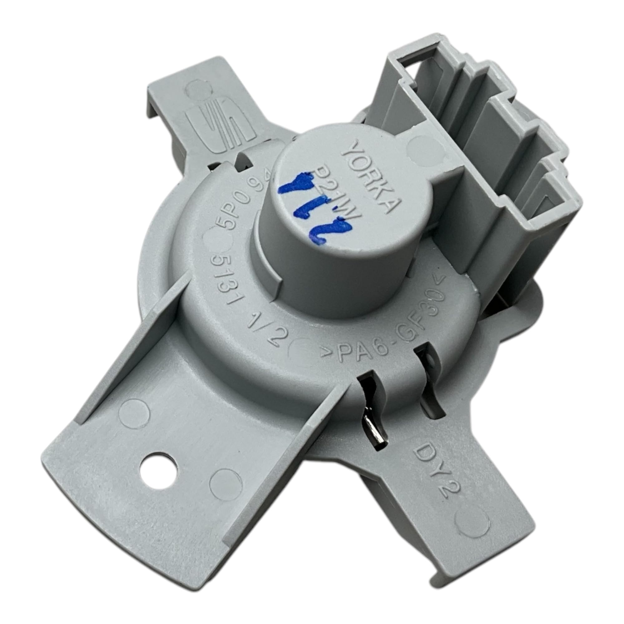 Seat Wkład uchwytu lampy tylnej 21W, oryginalny, wodoodporny, pasuje do Seat Altea 2004-2015 i Toledo III (5P) 2005-2009, biały, plastikowa soczewka, 12V DC, tylne światło samochodowe