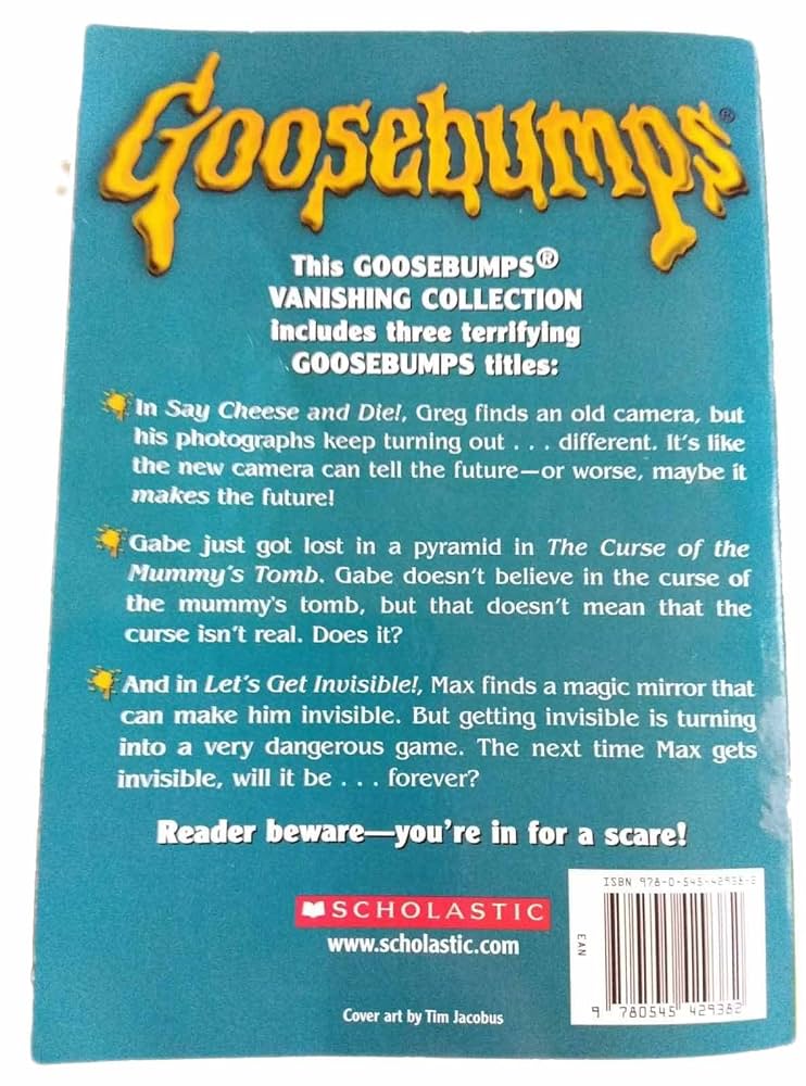 Amazon.co.jp: Goosebumps Vanishing Collection: Say Cheese