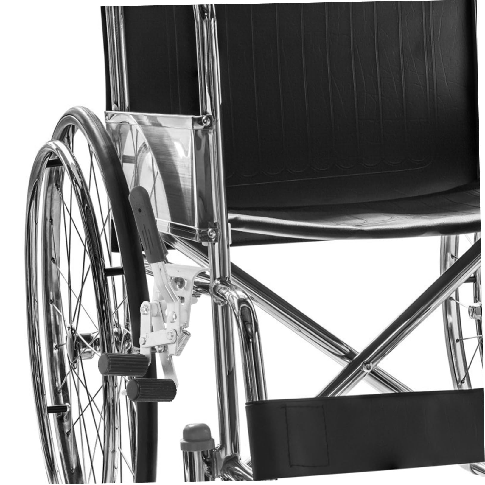2piezas Frenos Para Sillas De Ruedas Accesorios De Freno De Mano Con Montaje Lateral Repuestos Prácticos Y Duraderos Para Sillas De Ruedas Fácil Instalación Y Diseño Conveniente