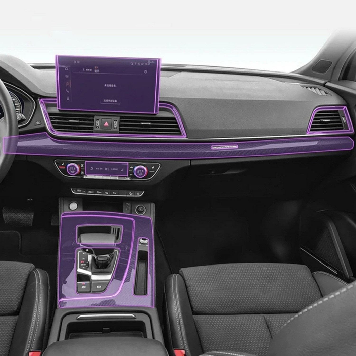 Écran LCD anti-rayures Audi SQ5 film en TPU transparent haut de gamme pour console