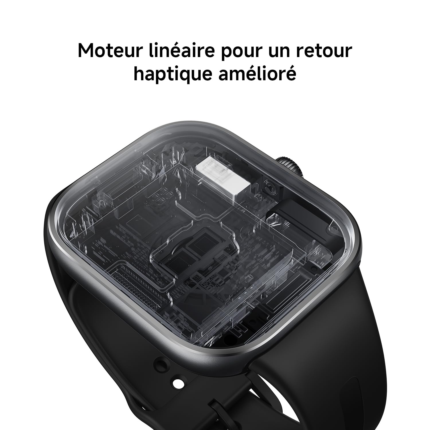 XIAOMI Redmi Watch 5-Montre Connectée, Suivi du Sport et Fitness, Ecran AMOLED 53mm, jusqu'à 24 Jours d'autonomie, 150+ Modes de Sport, Surveillance de la fréquence Cardiaque, Suivi du Sommeil, Noir