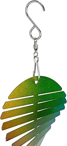 Vista 47 de VP Home Molinillo de viento floral de colibrí, molinillos de viento de metal para decoración de patio y jardín, escultura cinética 3D de colibrí