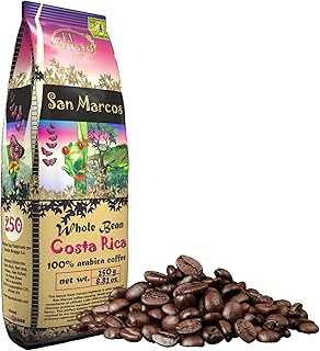 El Gusto San Marcos – 250g Specialty Kaffee Bohnen – SCA 85 Single Origin Costa Rica – 96,3% ITI Aroma Score – Säurearm – Schokoladige Noten