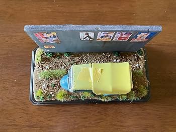 Amazon.co.jp: 特売 な風景 旧車 ダイハツミゼット三輪 初代 ジオラマ