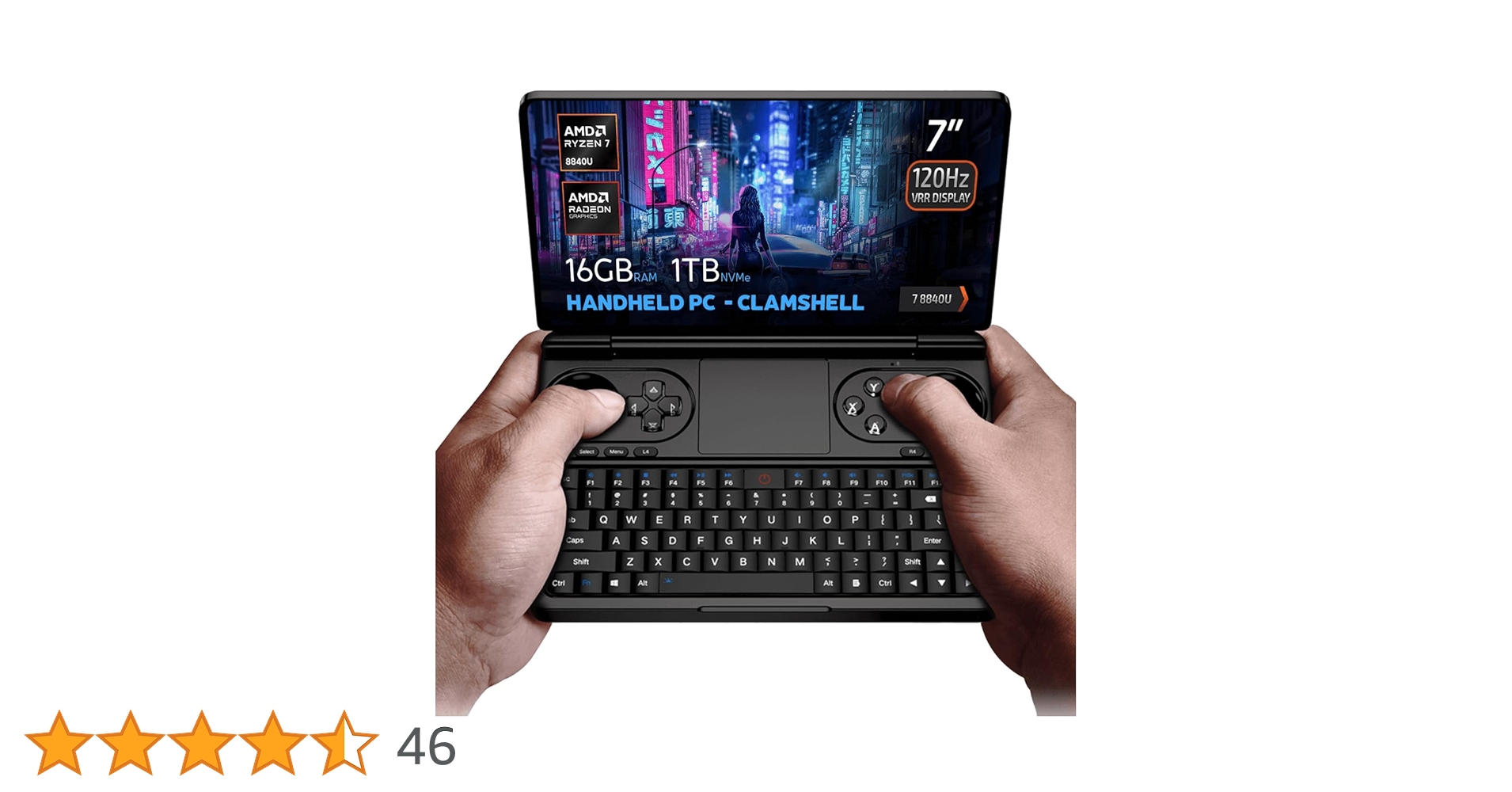 GPD WIN Mini 2025 Ręczny komputer do gier, AMD Ryzen 7 8840U