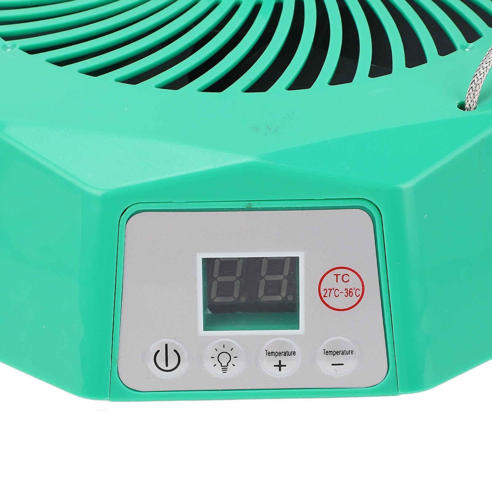 Haofy Lampada di Calore del Bestiame, Ventola della Lampada di Calore di Pollo con Telecomando, Riscaldamento del Riscaldamento per Animali Domestici per la (Plug 220v)