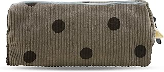 Boobeen Cosmetic Bag for Women, Corduroy Makeup Bag Travel Make Up Organizer Tool Pouch Small Makeup Bag for Purse, Zipper Portable Storage Bag, Cute Makeup Pouch Toiletry Bag for Girls