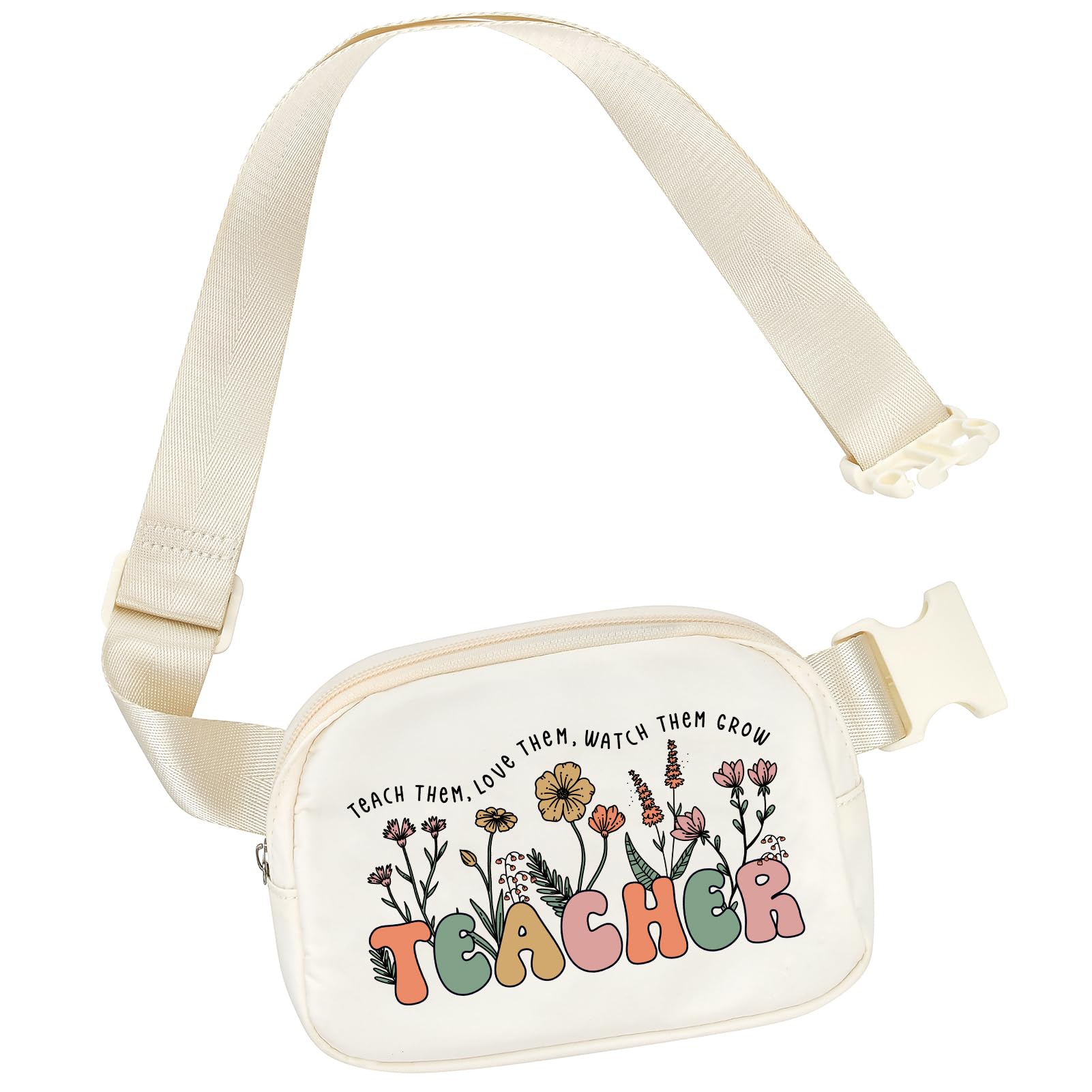 Lamyba Teacher Appreciation Gifts Teacher Gifts for Women Waterproof Fanny Pack for Women Adjustable Strap Waist Pack Crossbody Bag Lightweight Travel